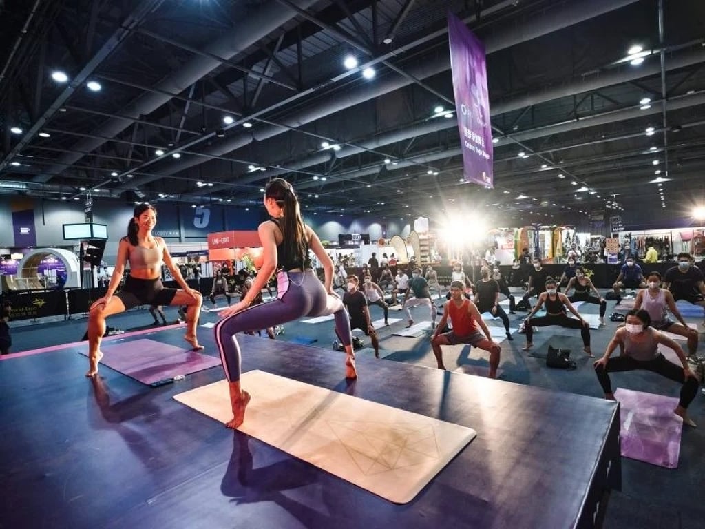 The Fitness and Wellness Expo will include yoga, Zumba, bodyweight training, Pilates and more. Photo: HKFWE