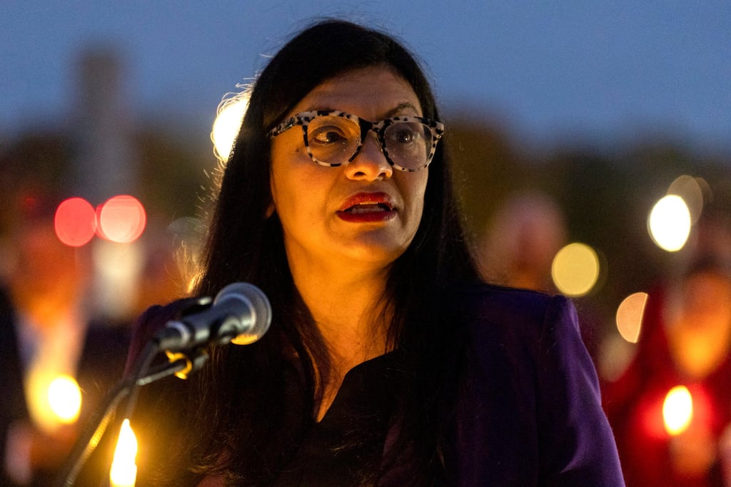 Democrat congresswoman Rashida Tlaib. Photo: AP
