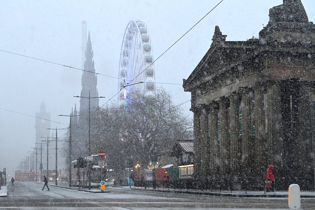 Princes Street in Edinburgh, Scotland, Britain, on Saturday. Photo: Reuters