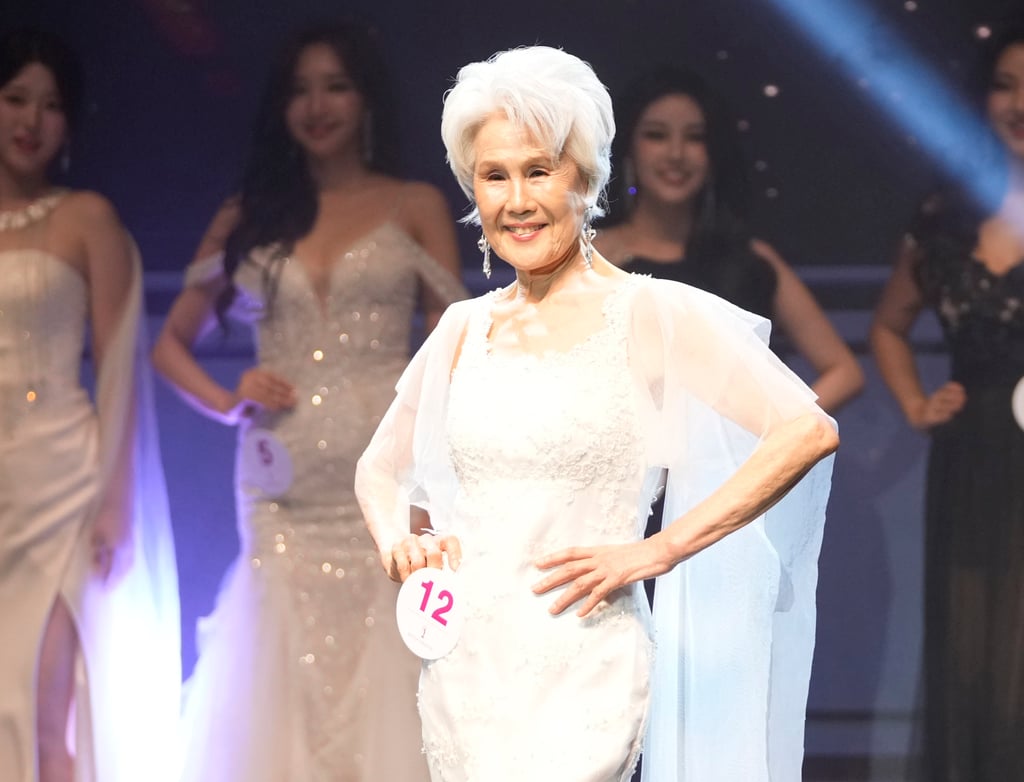 Choi Soon-hwa, 81, during the 2024 Miss Universe Korea in Seoul, South Korea. Photo: AP Choi Soon-hwa, 81, during the 2024 Miss Universe Korea in Seoul, South Korea. Photo: AP