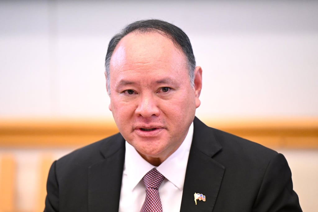 Philippine Defence Secretary Gilberto Teodoro last week visited the strategic Palawan province. Photo: EPA-EFE