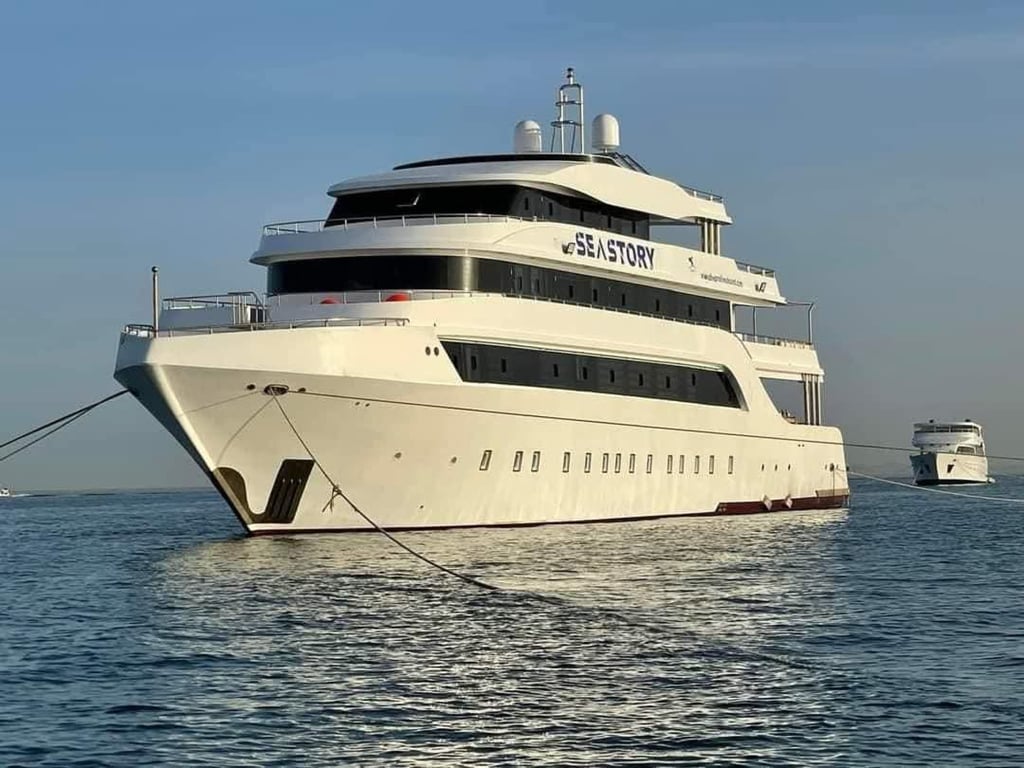 The Sea Story, which sank in the Red Sea near Marsa Alam. Photo: Reuters The Sea Story, which sank in the Red Sea near Marsa Alam. Photo: Reuters