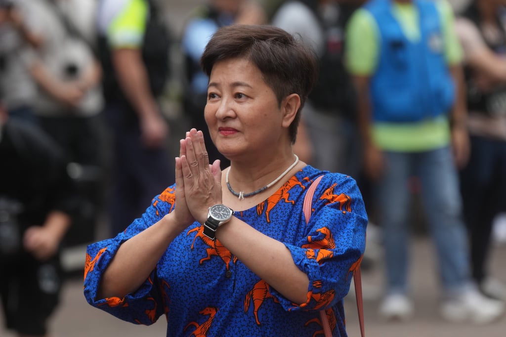 Former Democratic Party lawmaker Helena Wong is among the four opposition figures appealing her sentence. Photo: Elson Li Former Democratic Party lawmaker Helena Wong is among the four opposition figures appealing her sentence. Photo: Elson Li