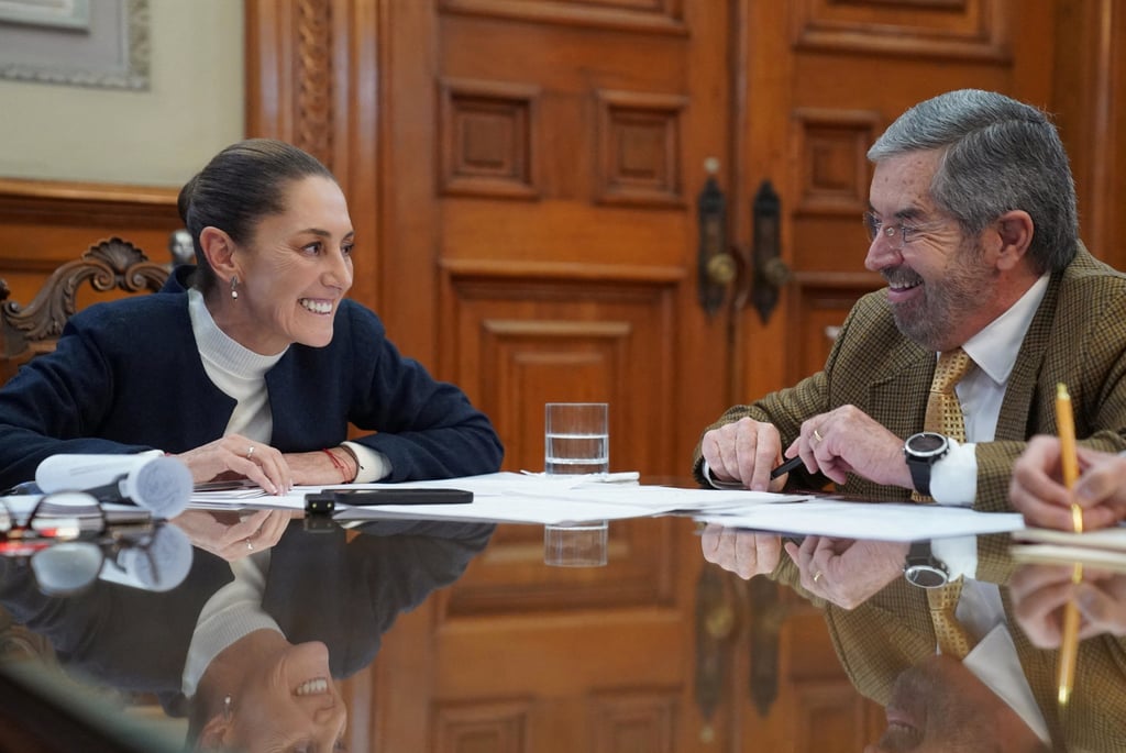Mexico’s President Claudia Sheinbaum and Mexican Foreign Minister Juan Ramon de la Fuente hold a call with US President-elect Donald Trump. Photo: Claudia Sheinbaum via X Mexico’s President Claudia Sheinbaum and Mexican Foreign Minister Juan Ramon de la Fuente hold a call with US President-elect Donald Trump. Photo: Claudia Sheinbaum via X