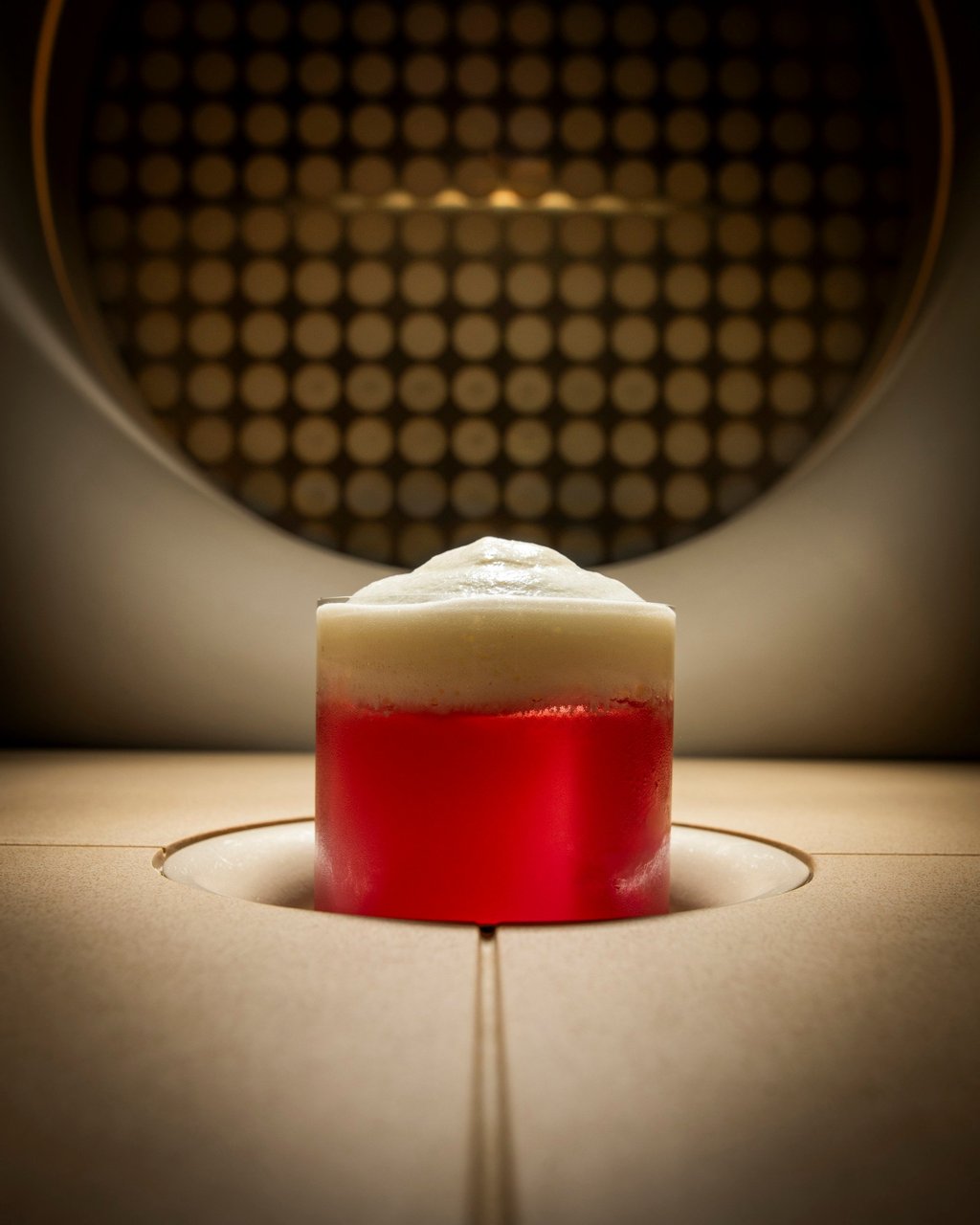 The Berry + Cheesecake cocktail from the Artifact x Pierre Ferrand Menu. Photo: Handout