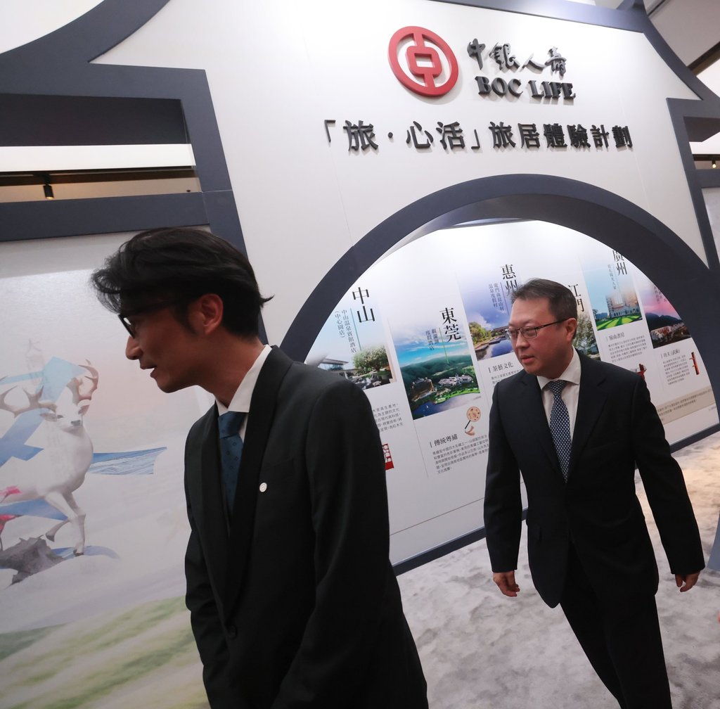 CEO Wilson Tang (right) and chief marketing officer Ngai Chi-wai arriving for a media briefing on November 28. Photo: Jonathan Wong CEO Wilson Tang (right) and chief marketing officer Ngai Chi-wai arriving for a media briefing on November 28. Photo: Jonathan Wong