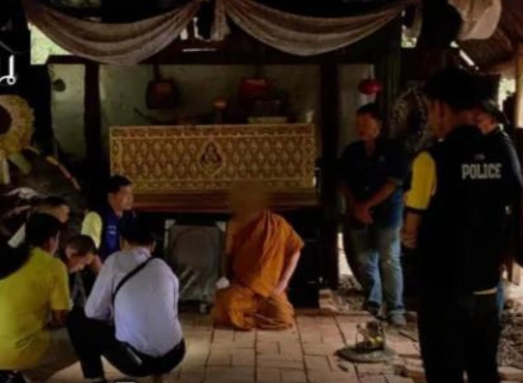 Monks explained that the discovered corpses belonged to individuals who had pledged their bodies to the temple before dying. Photo: Weibo Monks explained that the discovered corpses belonged to individuals who had pledged their bodies to the temple before dying. Photo: Weibo