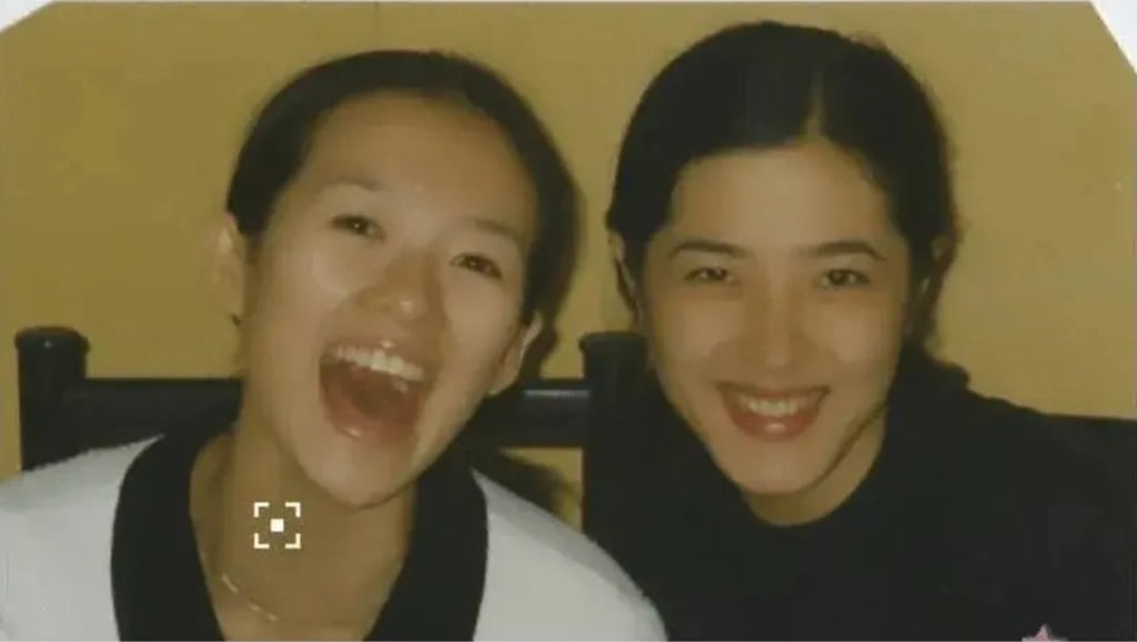 Zeng, right, was celebrated as the most beautiful student at university when she was in the same class as Zhang Ziyi, left, who later became a renowned actress. Photo: Weibo Zeng, right, was celebrated as the most beautiful student at university when she was in the same class as Zhang Ziyi, left, who later became a renowned actress. Photo: Weibo