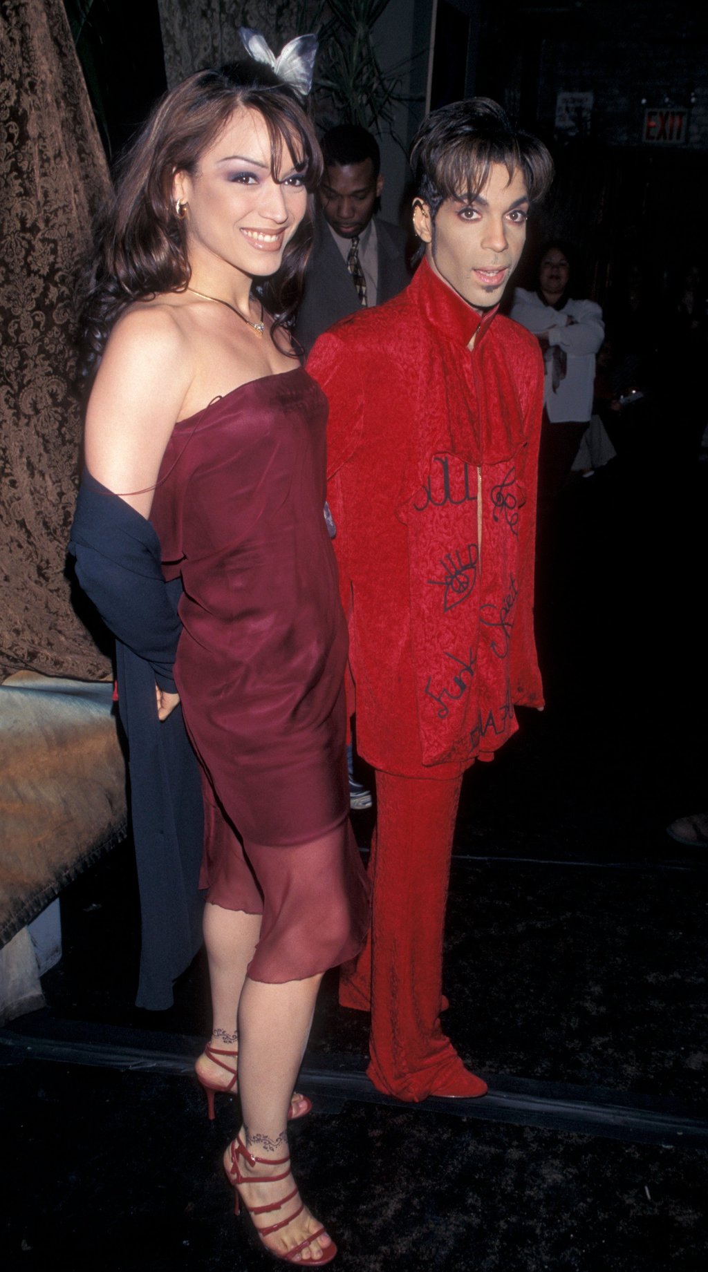 Prince and Mayte Garcia at a party in New York, in 1998. Photo: Getty Images Prince and Mayte Garcia at a party in New York, in 1998. Photo: Getty Images