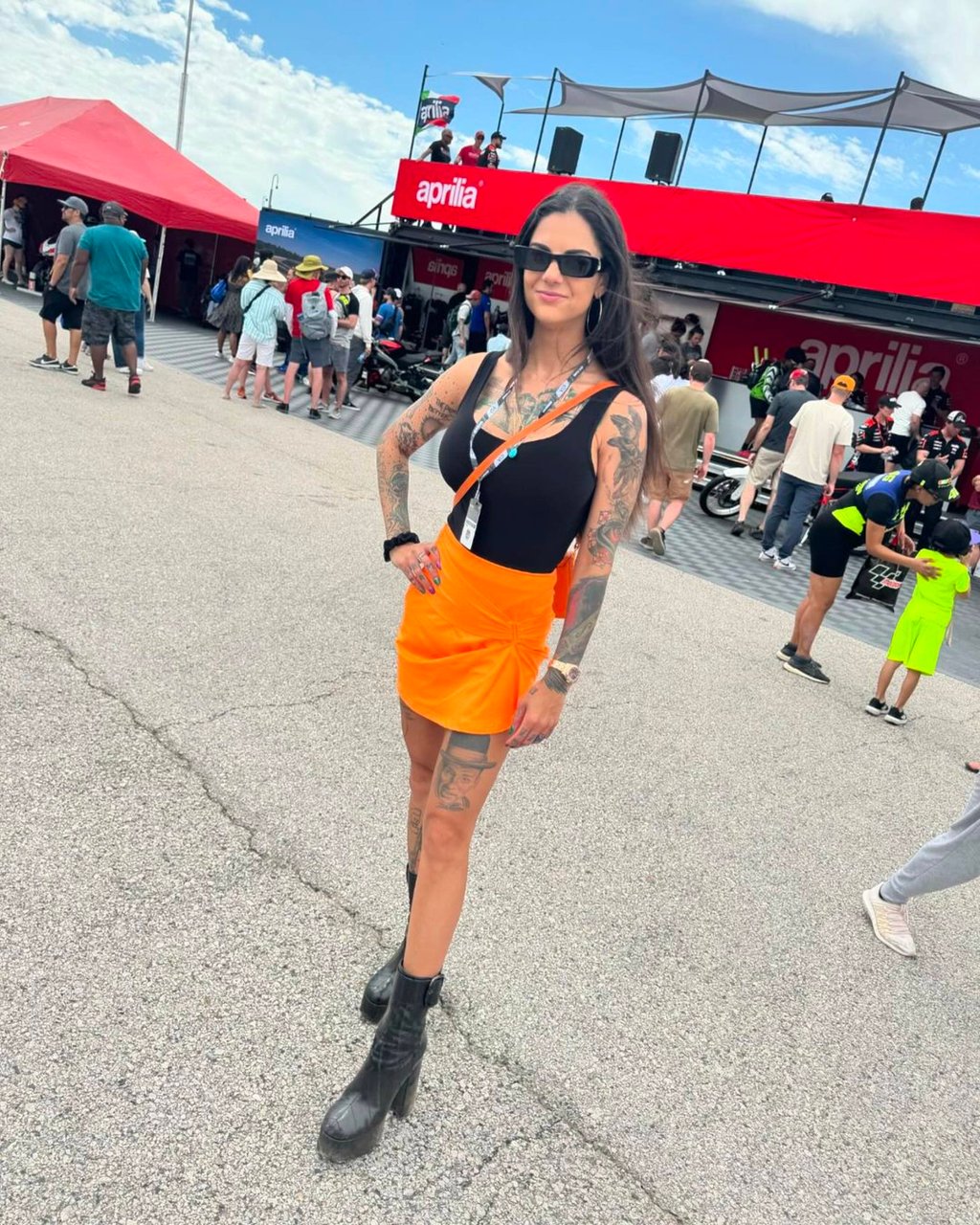 Bonnie Rotten started working as a dancer in strip clubs before doing some fetish modelling. Photo: @thealainajames/Instagram