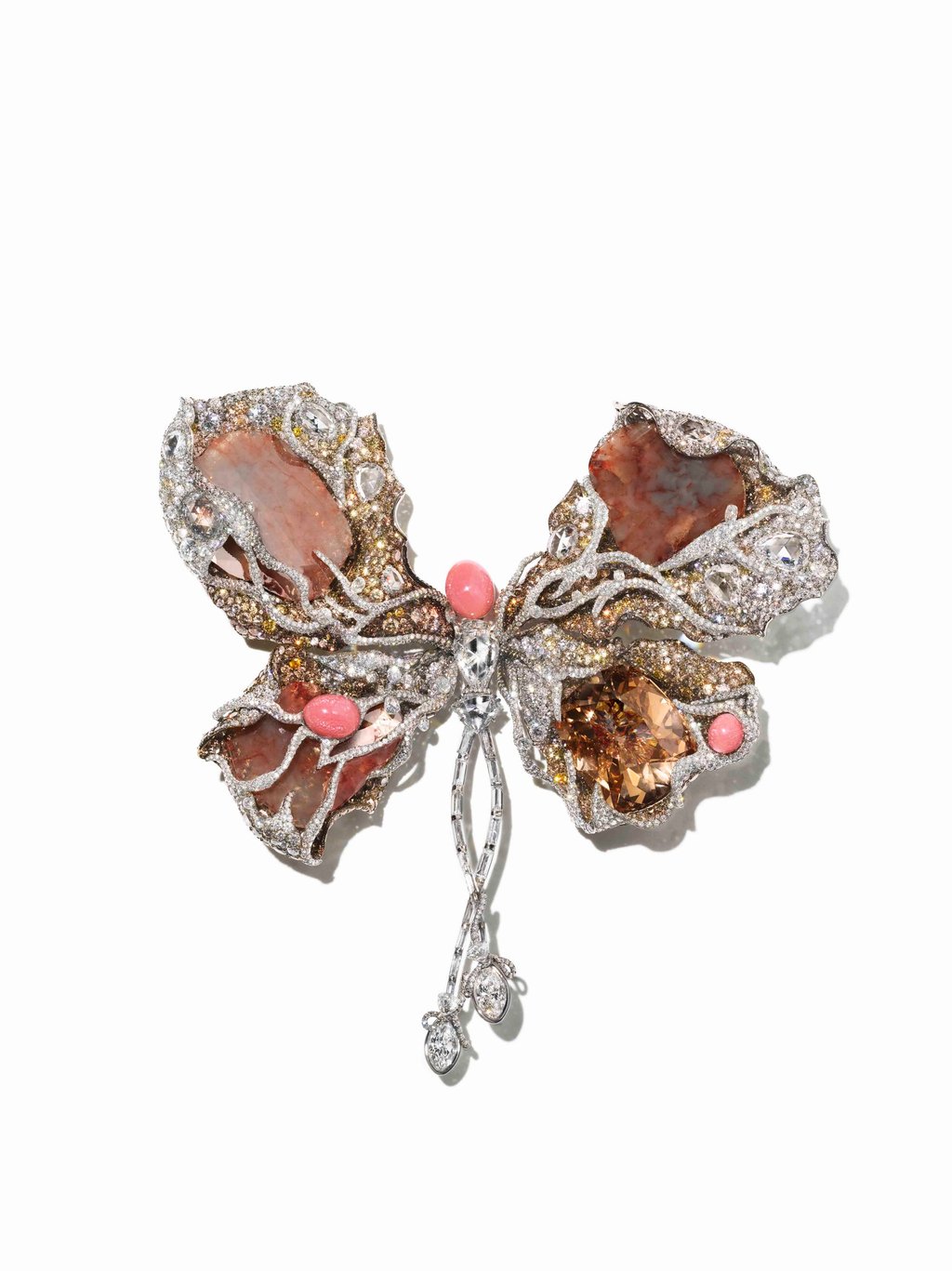 The 2013-14 Black Label Masterpiece I Ballerina Butterfly brooch, a collaboration between Cindy Chao and Sarah Jessica Parker. Photo: Handout