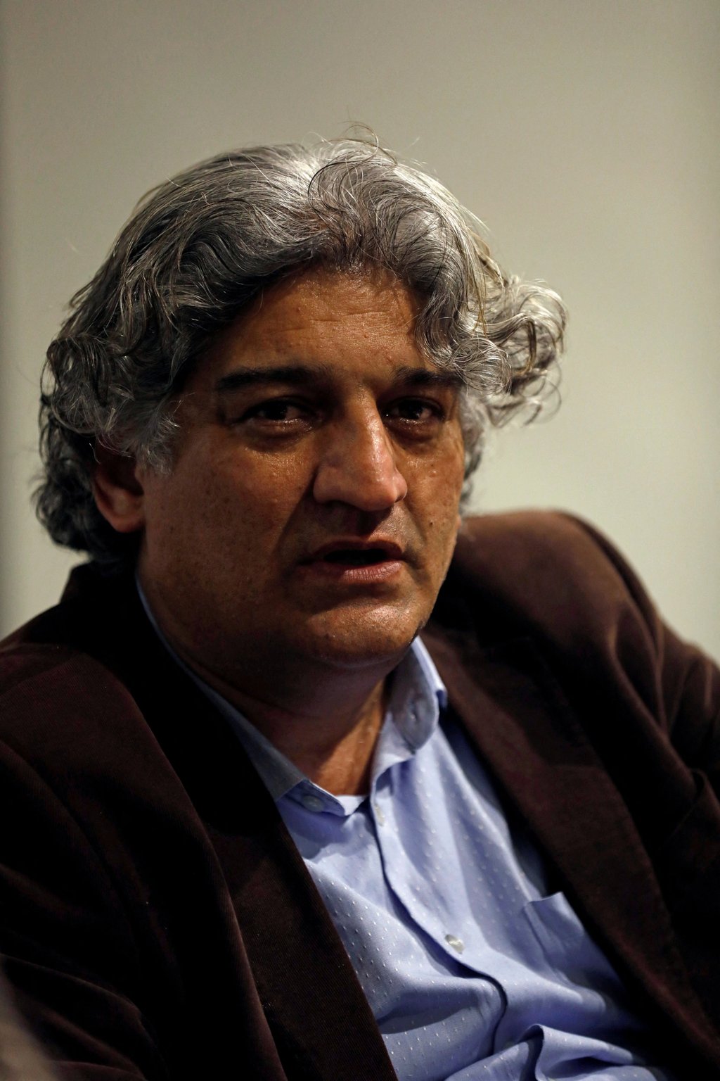 Matiullah Jan during an interview with Reuters at his office in Islamabad, Pakistan, in 2019. Photo: Reuters