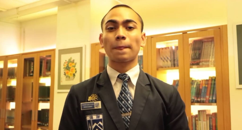 Ahmad Khidir Ahmad Nazri received five top awards for academic excellence from his school. Photo: Facebook/hengeehighschool.penang