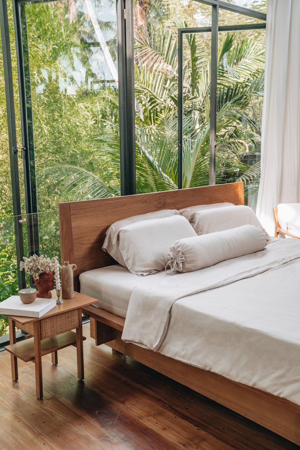 Heveya bamboo sheets are soft and durable. Photo: Heveya Heveya bamboo sheets are soft and durable. Photo: Heveya