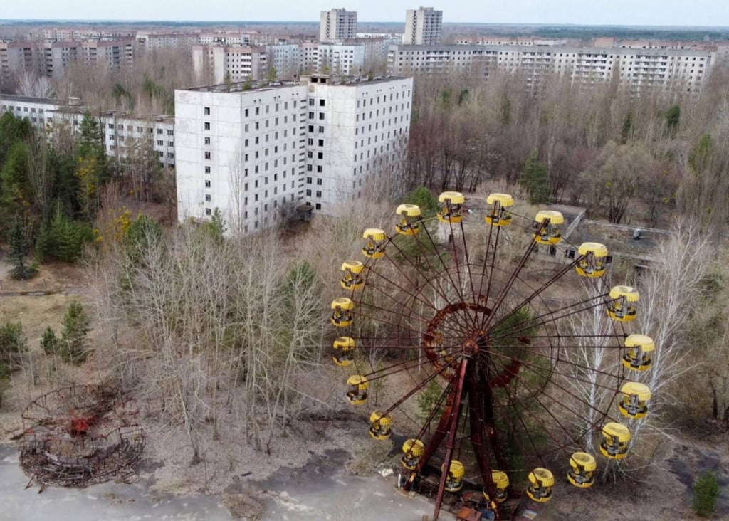 A view shows the abandoned city of Pripyat near the Chernobyl nuclear power plant, Ukraine. Photo: Reuters A view shows the abandoned city of Pripyat near the Chernobyl nuclear power plant, Ukraine. Photo: Reuters