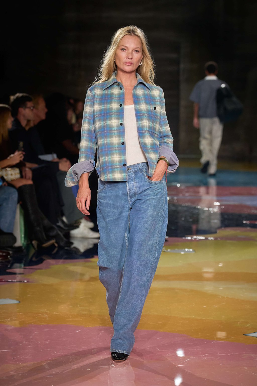 Kate Moss at the Bottega Veneta spring/summer 2023 show. Photo: Handout