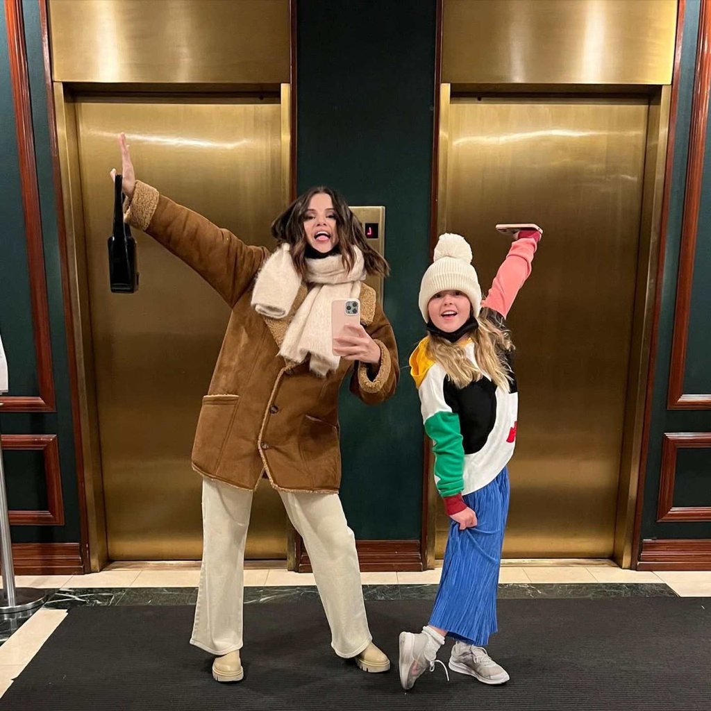 Selena Gomez and Gracie Elliot Teefey share a mother, Mandy Teefey, but have different fathers. Photo: @selenagomez/Instagram