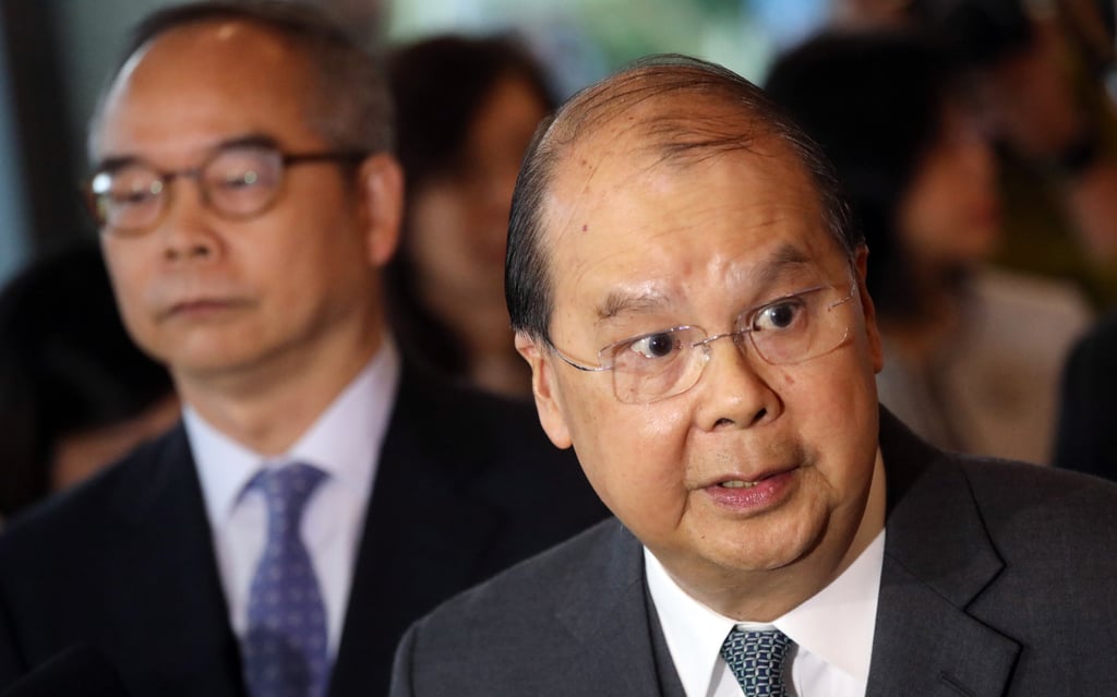Matthew Cheung was removed as chief secretary in June 2021. Photo: Felix Wong