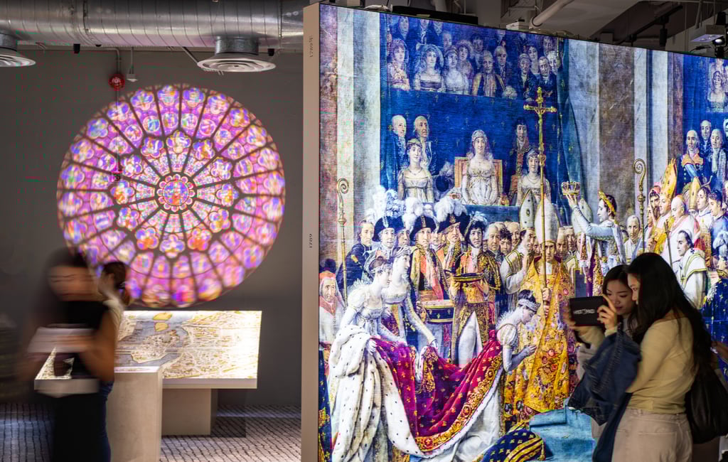 At the heart of the exhibition is a portable touch-screen tablet called a HistoPad that allows visitors to explore 20 “time portals” in the history of the cathedral. Photo: Alexander Mak At the heart of the exhibition is a portable touch-screen tablet called a HistoPad that allows visitors to explore 20 “time portals” in the history of the cathedral. Photo: Alexander Mak