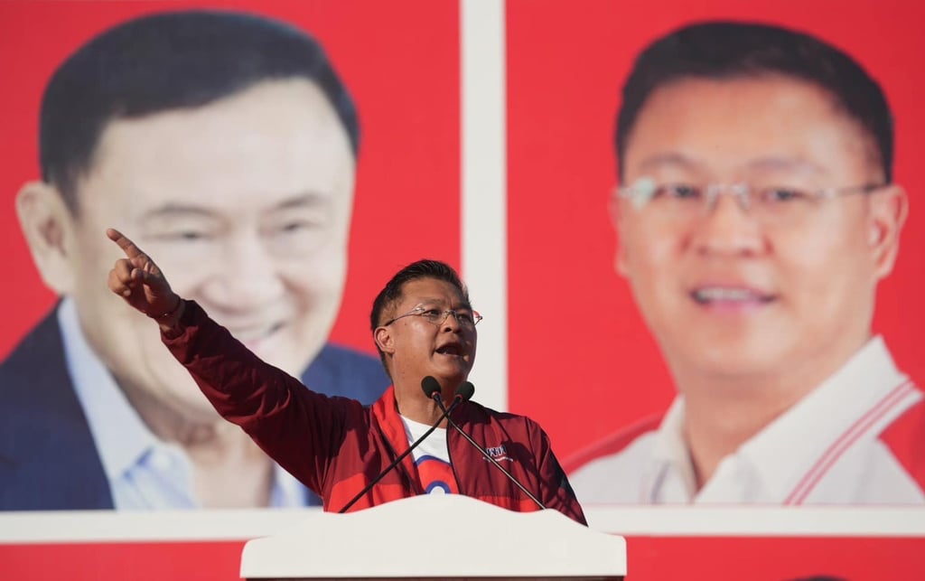 Sarawut Phetpanomporn campaigns for chief executive of the Udon Thani Provincial Administrative Organisation. Photo: Facebook/Sarawut Phetpanomporn