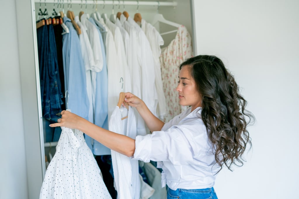 Every capsule wardrobe starts with clearing things out. Photo: Shutterstock