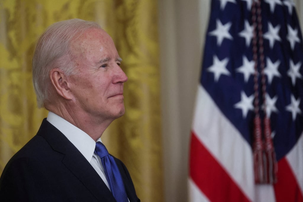 US President Joe Biden never completely lifted the tariffs of Donald Trump’s administration, pursuing a “small yard, high fence” approach to China. Photo: Reuters