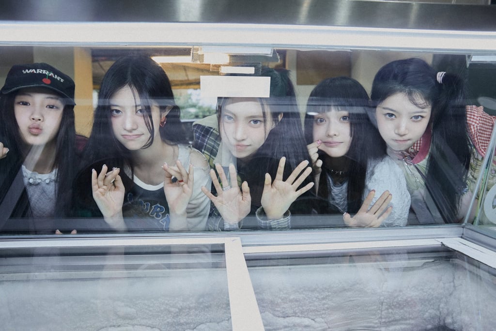 A concept photo for Illit’s debut album Super Real Me. Photo: Belift Lab