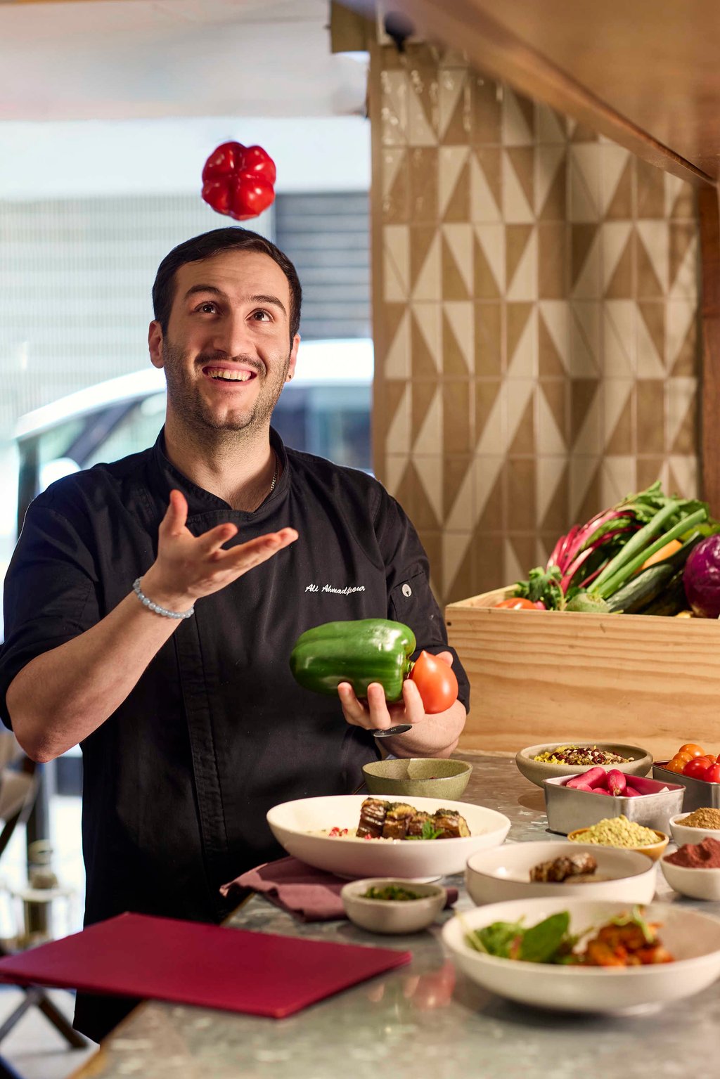 Bedu’s head chef Ali Ahmadpour was born and raised in Iran. Photo: Handout
