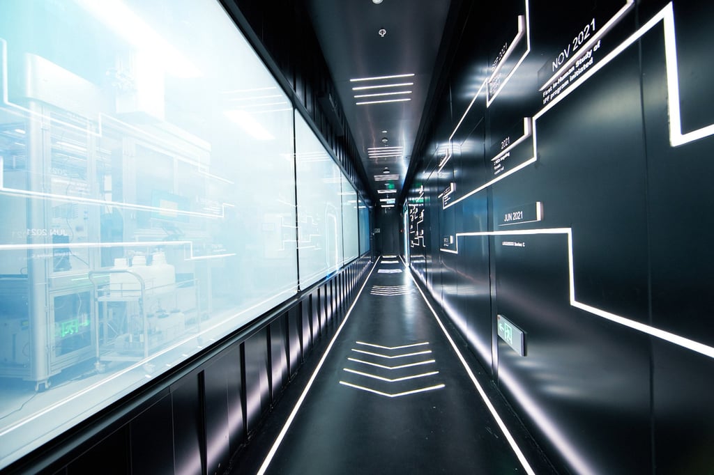 Insilico’s robotics laboratory. Photo: Handout