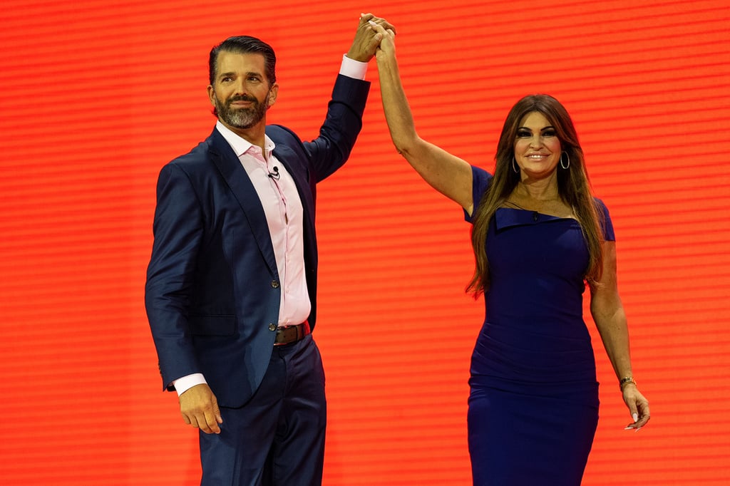 Donald Trump Jnr and Kimberly Guilfoyle in 2023. File photo: TNS