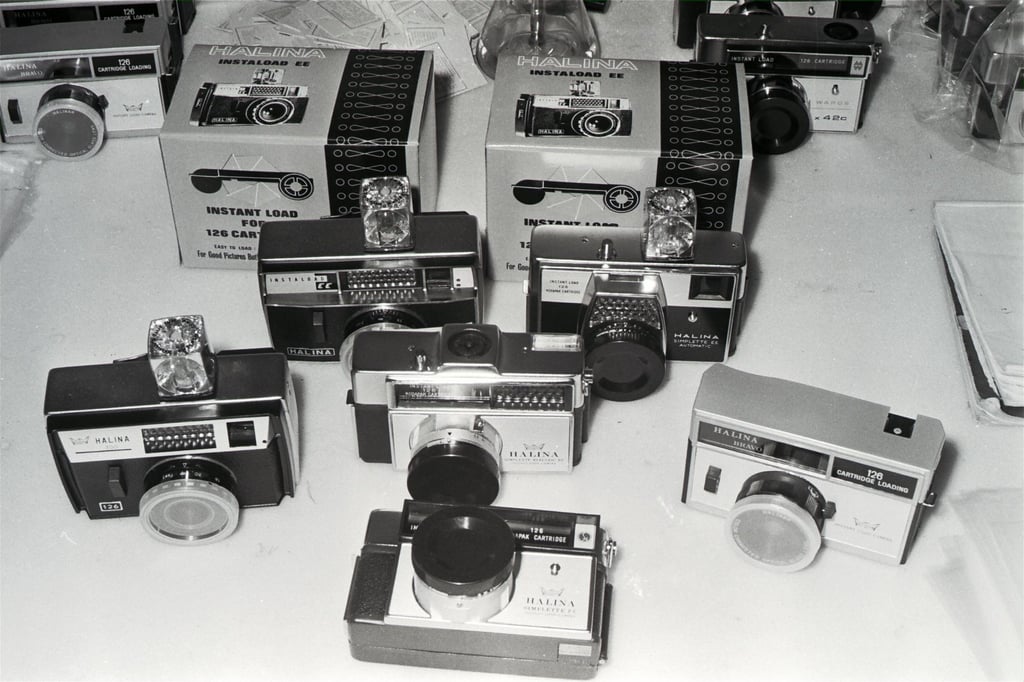 Hong Kong-made Halina cameras, founded by industrialist Haking Wong. Photo: SCMP Hong Kong-made Halina cameras, founded by industrialist Haking Wong. Photo: SCMP