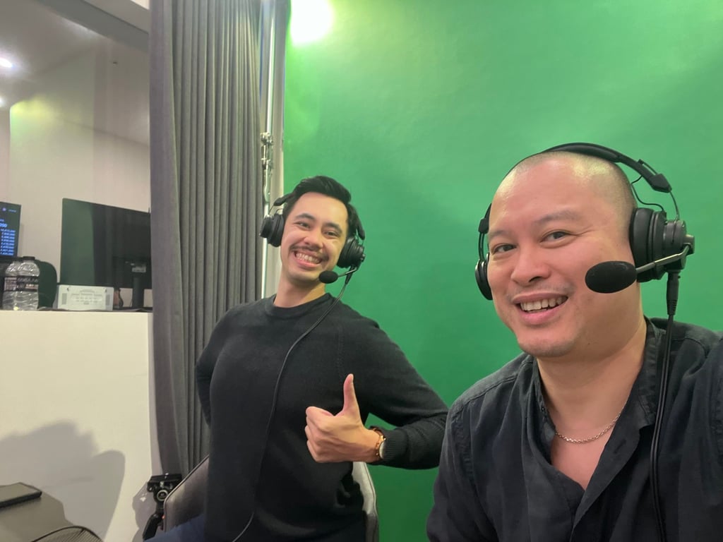 Stephen Lai as one of the official commentators of the Asian Poker Tour. Photo: courtesy of Stephen Lai Stephen Lai as one of the official commentators of the Asian Poker Tour. Photo: courtesy of Stephen Lai