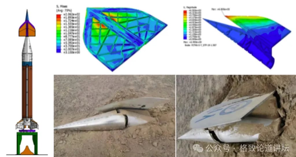 The aircraft features a “fat and round” fuselage and cape-shaped wings on its back. Photo: Institute of Mechanics, Chinese Academy of Sciences