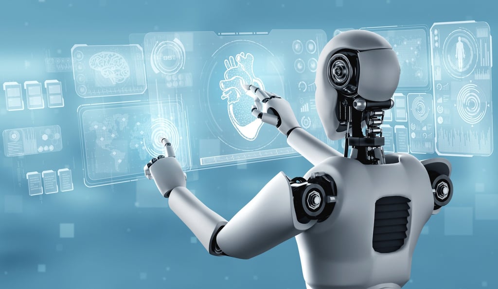 AI is increasingly used in healthcare, with robots using machine learning to analyse health data and offer treatment advice. Photo: Shutterstock