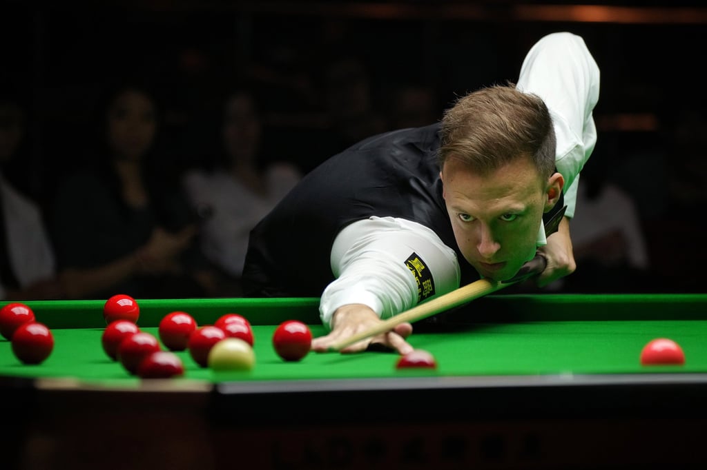 At September’s British Open, Judd Trump also blasted the standard of table installation. Photo: Elson Li At September’s British Open, Judd Trump also blasted the standard of table installation. Photo: Elson Li