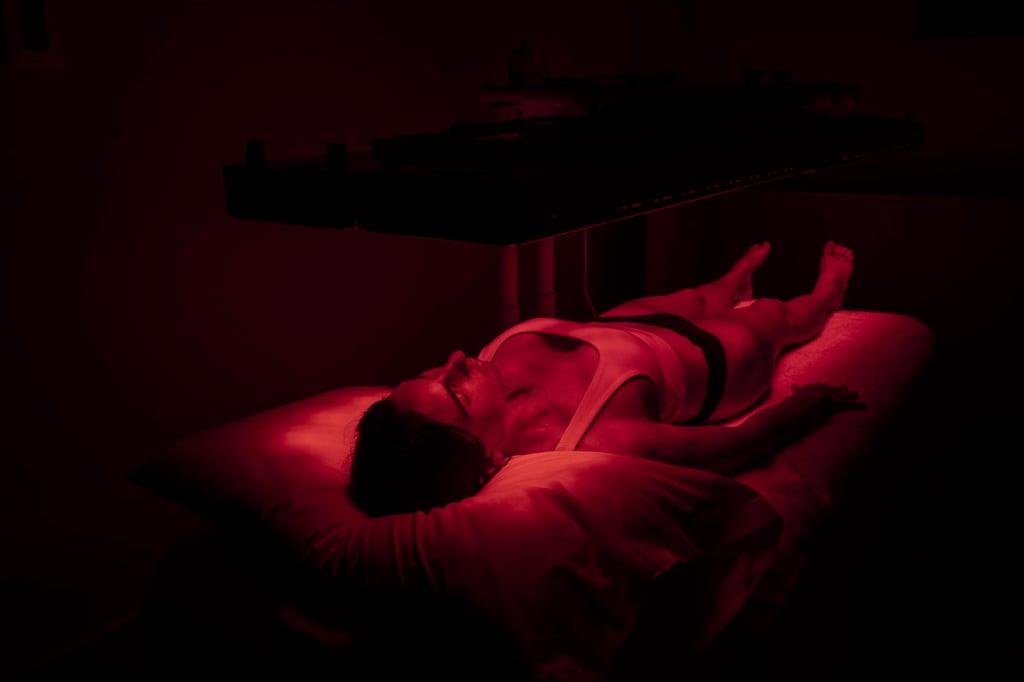 Red light therapy is just one wellness option you can have at home. Photo: Handout Red light therapy is just one wellness option you can have at home. Photo: Handout