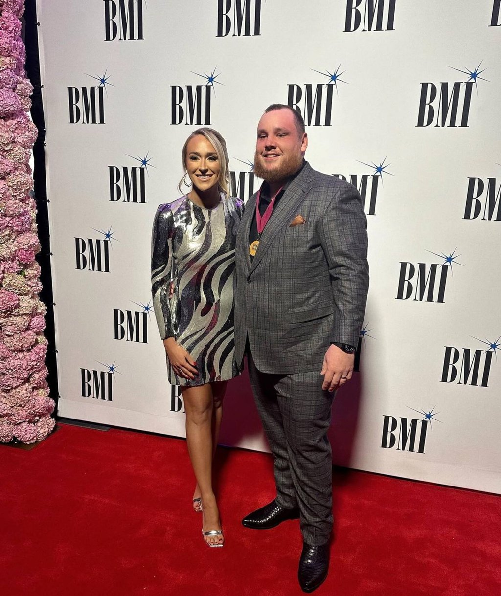 Nicole Hocking and Luke Combs at a music industry event in November 2023. Photo: @nicolejcombs/Instagram Nicole Hocking and Luke Combs at a music industry event in November 2023. Photo: @nicolejcombs/Instagram
