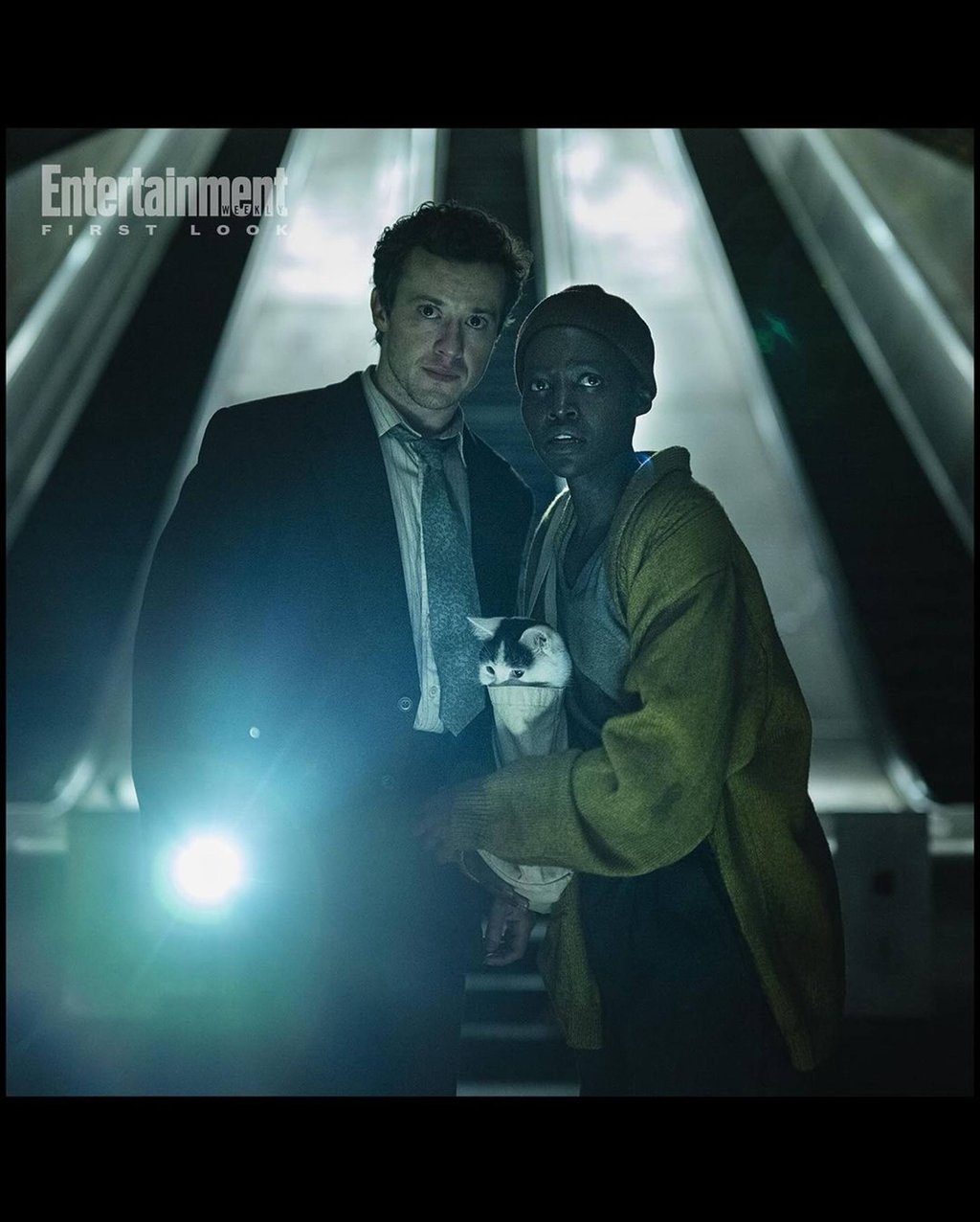 Lupita Nyong’o and co-star Joseph Quinn in A Quiet Place: Day One. Photo: @lupitanyongo/Instagram Lupita Nyong’o and co-star Joseph Quinn in A Quiet Place: Day One. Photo: @lupitanyongo/Instagram