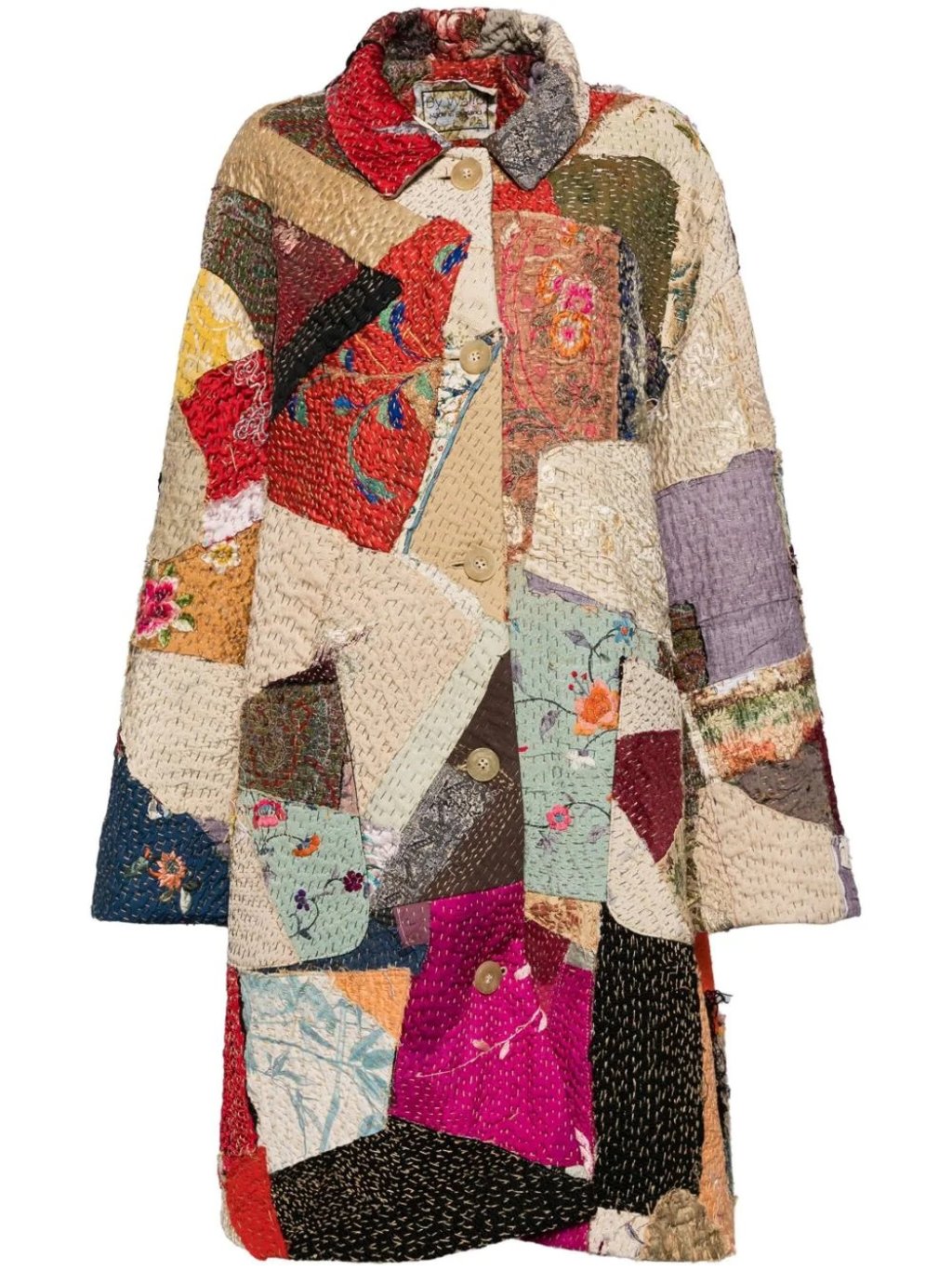 By Walid patchwork coat. Photo: Farfetch By Walid patchwork coat. Photo: Farfetch
