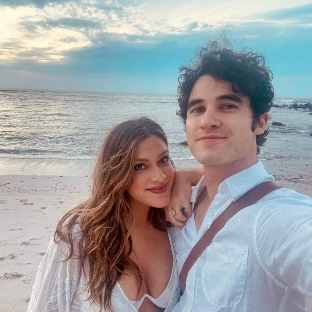 Mia Swier, seen here with Darren Criss, grew up in New York. Photo: @darrencriss/Instagram Mia Swier, seen here with Darren Criss, grew up in New York. Photo: @darrencriss/Instagram