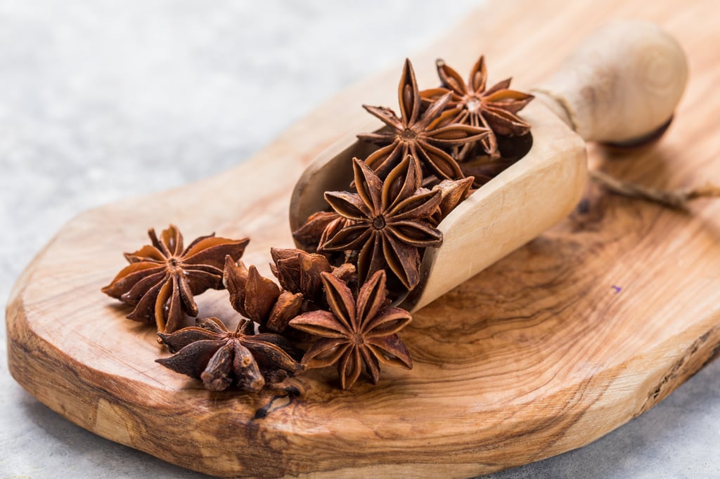 Star anise is used to flavour gingerbread, but should be used sparingly. Shutterstock