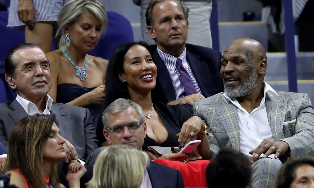Lakiha Spicer and Mike Tyson at the US Open together in 2019. Photo: Getty Images/AFP