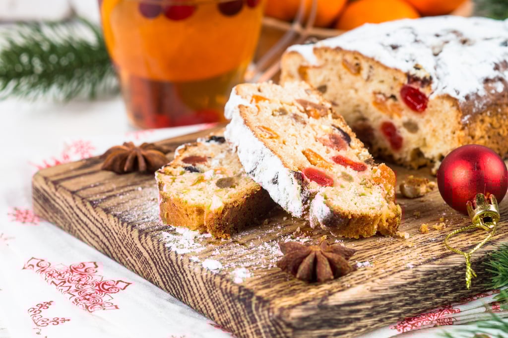 German fruit bread stollen is one of the many Christmas treats commonly made with star anise. Photo: Shutterstock