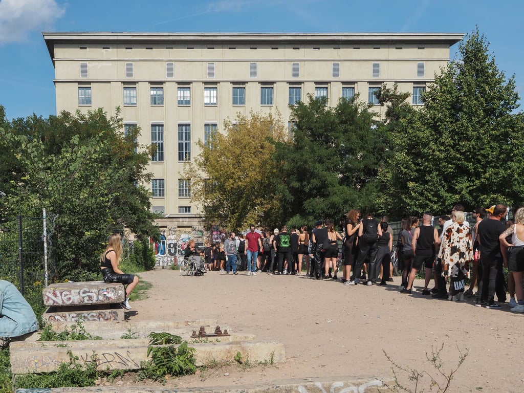 People queue to get into Berghain in Berlin in September 2022. Photo: Shutterstock