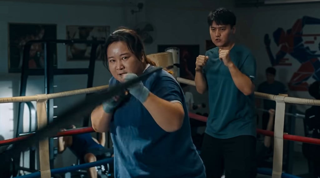 Jia Ling lost weight for her role in the boxing-themed hit movie You Only Live Once. Photo: Weibo Jia Ling lost weight for her role in the boxing-themed hit movie You Only Live Once. Photo: Weibo
