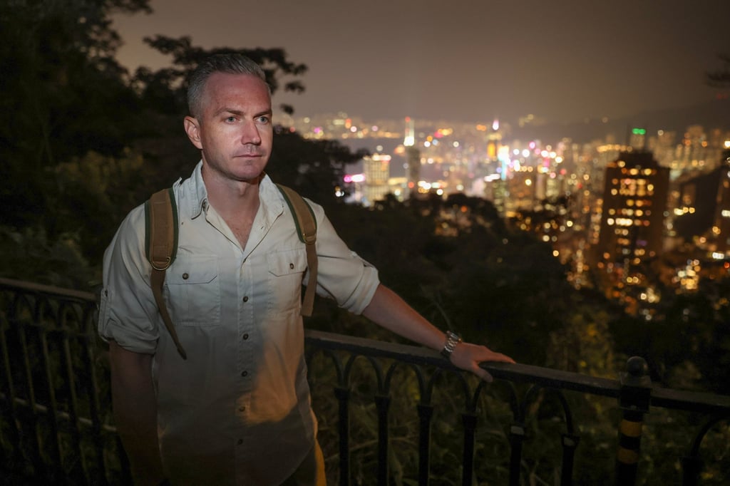 Wildlife photographer Adam Francis on The Peak, in Hong Kong. Francis is also a snake enthusiast and researcher. Photo: Edmond So