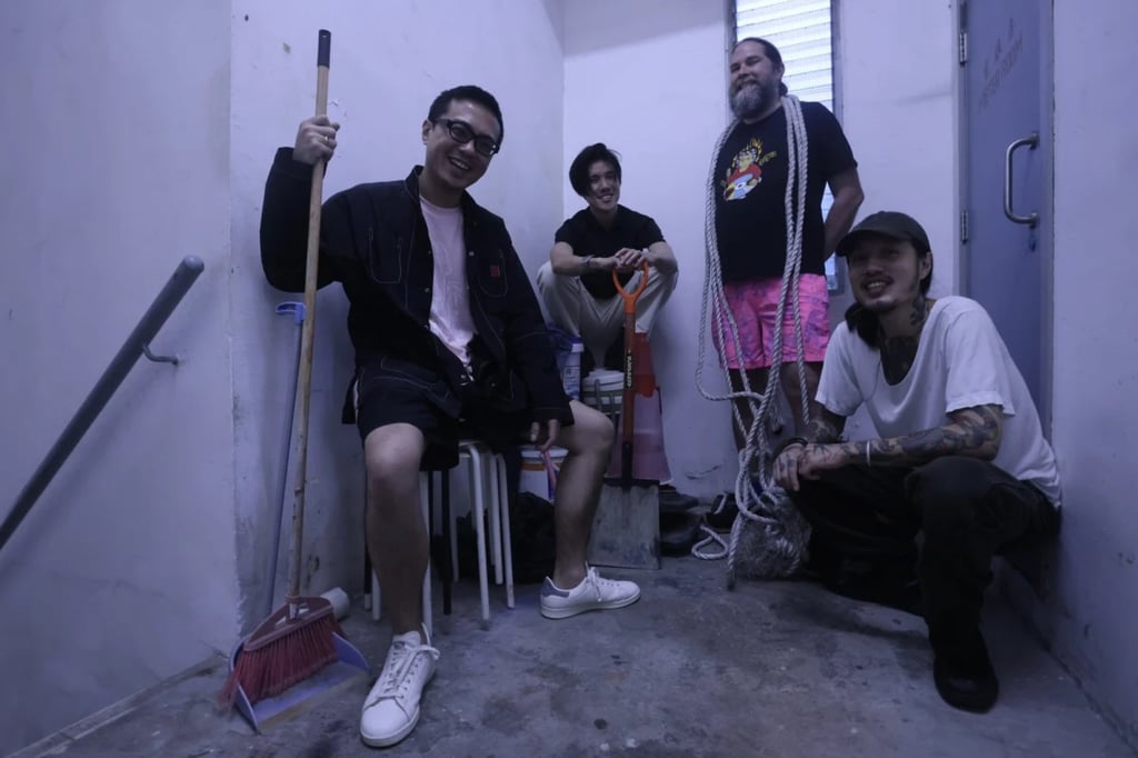 Nang Yang Pui Dui’s members (from left) Jon, Chau, Paul and Jack. Photo: Jonathan Wong