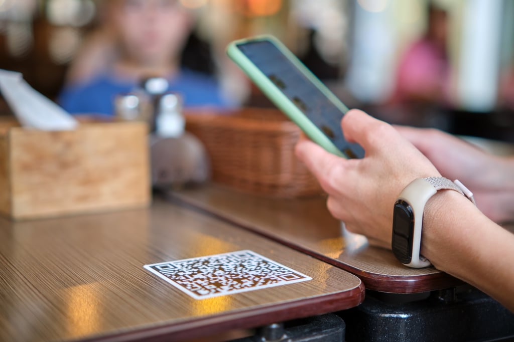 Many restaurants now offer a QR code for customers to order their meals themselves, instead of having staff take down orders. Photo: Shutterstock Many restaurants now offer a QR code for customers to order their meals themselves, instead of having staff take down orders. Photo: Shutterstock