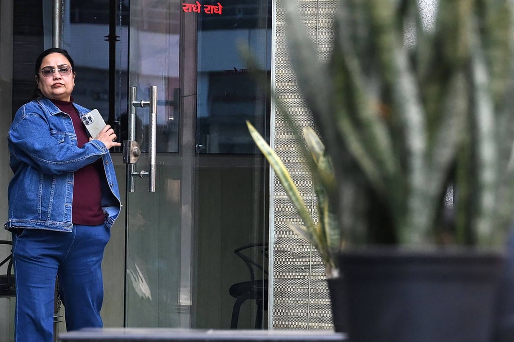Bhavna Paliwal, founder of Tejas Detective Agency, leaves her office in New Delhi. Photo: AFP Bhavna Paliwal, founder of Tejas Detective Agency, leaves her office in New Delhi. Photo: AFP