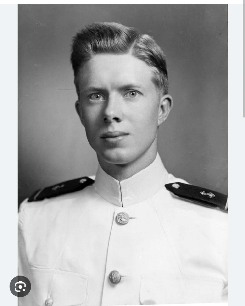 Jimmy Carter as a young man. Photo: @drmwmjr/Instagram Jimmy Carter as a young man. Photo: @drmwmjr/Instagram